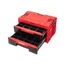 QBRICK SYSTEM ONE Cutie de unelte cu 2.0 sertare Roșu