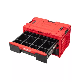 QBRICK SYSTEM ONE Cutie de unelte cu 2.0 sertare Roșu