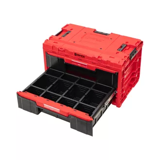 QBRICK SYSTEM ONE Cutie de unelte cu 2.0 sertare Roșu
