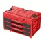 QBRICK SYSTEM ONE 2.0 Cutie scule cu 3 sertare Red Ultra HD