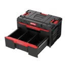 QBRICK SYSTEM ONE PLUS 2.0 Cutie pentru scule cu 2 sertare