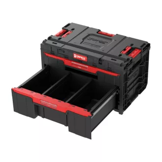 QBRICK SYSTEM ONE PLUS 2.0 Cutie pentru scule cu 2 sertare