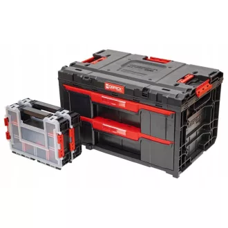 QBRICK SYSTEM ONE 2 Cutie de unelte cu două sertare PROMO