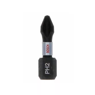   Vârf de vârf BOSCH PH2 x 25 mm 1/4" în cutie Tic Tac Control de impact (25 buc)
