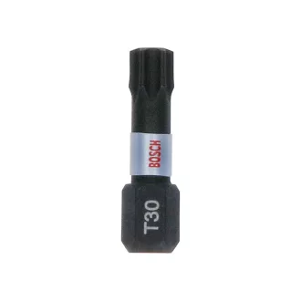   BOSCH Bithegy Torx T30 x 25 mm 1/4" Tic Tac în cutie Impact Control (25 buc)