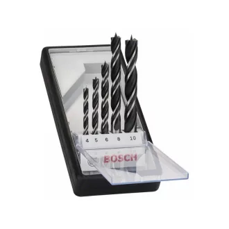   Set de găurit pentru lemn BOSCH 5 părți Linie robustă (4 - 10 mm)