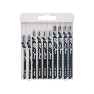   Set de pânze de ferăstrău BOSCH pentru decoupage 10 piese clemă în T pentru lemn