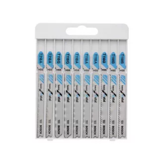   Set de pânze de ferăstrău BOSCH pentru decoupage 10 piese clemă în T pentru metal