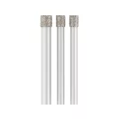 BOSCH PRO Trusă de burghie cu diamant pentru foraj uscat, 3 piese (6 / 6 / 8 x 66 mm) cu prindere cilindrică