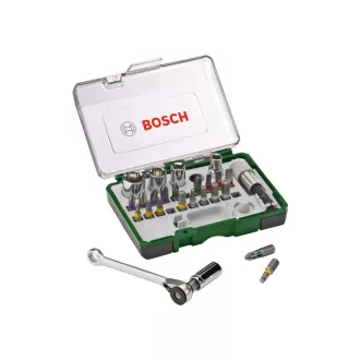 Set biți și prize BOSCH 27 bucăți