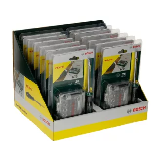 Set biți și prize BOSCH 27 piese + șurubelniță