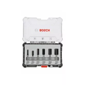   Set de frezare pentru caneluri BOSCH de prindere: 6 mm, 6 buc