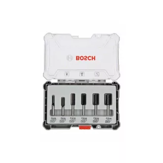   Set de frezat pentru caneluri BOSCH 6 piese cu mandrina de 8 mm