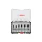 Set de frezat pentru caneluri BOSCH 6 piese cu mandrina de 8 mm