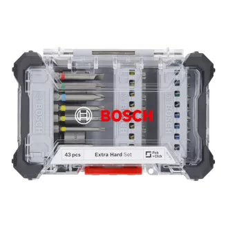   Set de biți pentru șurubelniță BOSCH cu 43 de piese Extra Hard