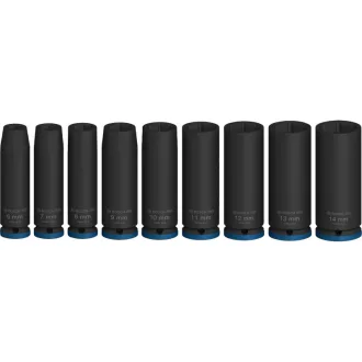   BOSCH PRO Set de chei tubulare lungi 9 piese 1/4" 6-14 mm CrMo