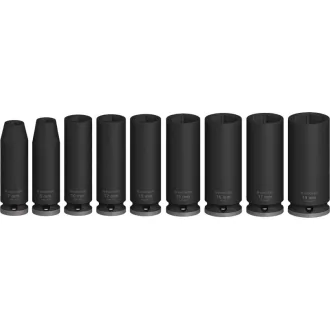   BOSCH PRO Set lung de chei tubulare pentru mașină, 9 piese, 3/8" 7-19 mm CrMo