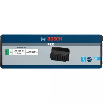   BOSCH PRO Set cu chei tubulare lungi de 9 piese 1/2" 10-19 mm CrMo