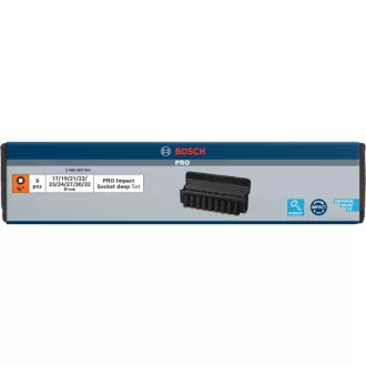   BOSCH PRO Set chei tubulare lungi pentru mașină 9 piese 3/4" 17-32 mm CrMo