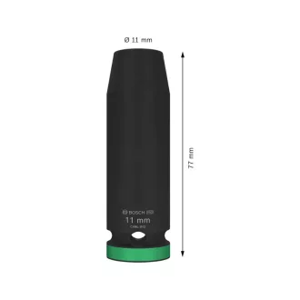   BOSCH PRO Cheie tubulară lungă pentru mașină 1/2" 11 mm CrMo