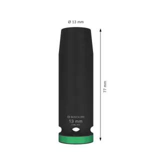   BOSCH PRO Cheie tubulară lungă pentru mașină 1/2" 13 mm CrMo