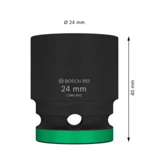   BOSCH PRO Cheie de șurub pentru mașină 1/2" 24 mm CrMo