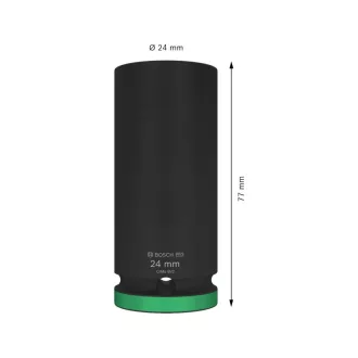   BOSCH PRO Cheie tubulară lungă pentru mașină 1/2" 24 mm CrMo