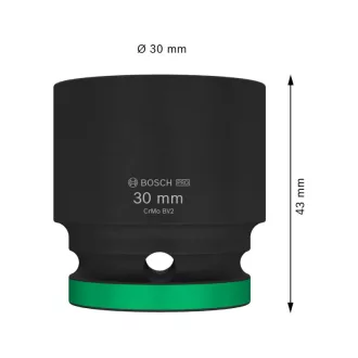 BOSCH PRO Cheie tubulară mecanică 1/2" 30 mm CrMo