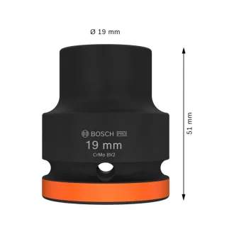   BOSCH PRO Cheie tubulară pentru mașină de 3/4" 19 mm CrMo
