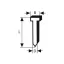 Cuie fără cap BOSCH, galvanizate 1,6 x 2,8 x 35 mm (2500 buc)