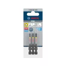 BOSCH PRO Set de vârfuri de impact 3 piese T10 / T15 / T20 x 55 mm 1/4" Hex