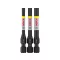 BOSCH PRO Set de vârfuri de impact 3 piese T25 / T30 / T40 x 55 mm 1/4" Hex