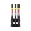 BOSCH PRO Set de vârfuri de impact 3 piese T25 / T30 / T40 x 55 mm 1/4" Hex