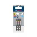 BOSCH PRO Set de vârfuri de impact 3 piese T25 / T30 / T40 x 55 mm 1/4" Hex