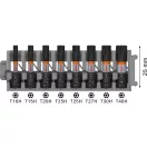 BOSCH PRO Set vârfuri de impact 8 piese T10 - T40 x 25 mm 1/4" Hex
