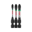 BOSCH PRO Set de capete de șurubelniță cu impact 3 piese PZ1 / PZ2 / PZ3 x 55 mm 1/4" Hex