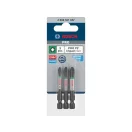 BOSCH PRO Set de capete de șurubelniță cu impact 3 piese PZ1 / PZ2 / PZ3 x 55 mm 1/4" Hex