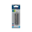 BOSCH PRO Set de biți de impact 8 buc 25m (PH1/PH2/PZ1/PZ2/T15/T20/T25/T30) 1/4" Hex