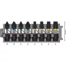 BOSCH PRO Set de biți de impact 8 buc 25m (PH1/PH2/PZ1/PZ2/T15/T20/T25/T30) 1/4" Hex