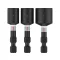 BOSCH PRO Set de șurubelnițe cu impact 3 piese 50 mm (8 / 10 / 13 mm) 1/4 Hex