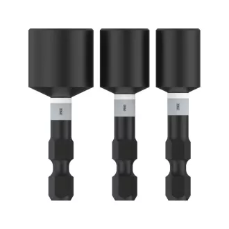   BOSCH PRO Set de șurubelnițe cu impact 3 piese 50 mm (8 / 10 / 13 mm) 1/4 Hex