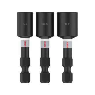   BOSCH PRO Șurubelniță de impact set de 3 piese 50 mm (1/4" / 5/16" /  3/8") 1/4" Hex