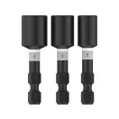 BOSCH PRO Șurubelniță de impact set de 3 piese 50 mm (1/4" / 5/16" /  3/8") 1/4" Hex