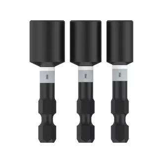   BOSCH PRO Șurubelniță de impact set de 3 piese 50 mm (1/4" / 5/16" /  3/8") 1/4" Hex