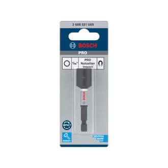   BOSCH PRO Șurubelniță de impact magnetică 7/16" x 65 mm 1/4" Hex