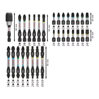 BOSCH PRO Set de vârfuri de șurubelniță, 31 de bucăți