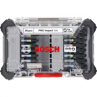 BOSCH PRO Set de biți Impact 36 piese 1/4" Hex