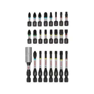   BOSCH PRO Set capete de șurubelniță Impact, 24 piese, 1/4" Hex