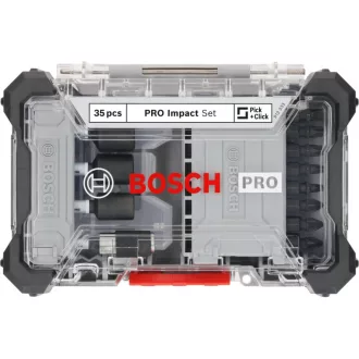   BOSCH PRO Set capete de șurubelniță impact 35 buc 1/4" Hex