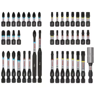 BOSCH PRO Set de vârfuri de impact 44 piese 1/4" Hex